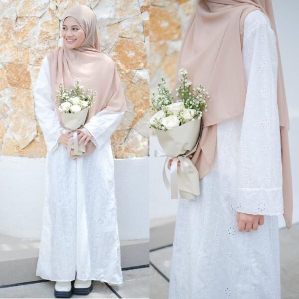 IMG_3548 ByMeldev Mahira Raya Dress Gamis Katbol Lebaran Busui Friendly