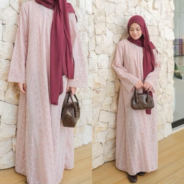 IMG_3549 ByMeldev Mahira Raya Dress Gamis Katbol Lebaran Busui Friendly