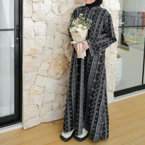 IMG_3550 ByMeldev Mahira Raya Dress Gamis Katbol Lebaran Busui Friendly