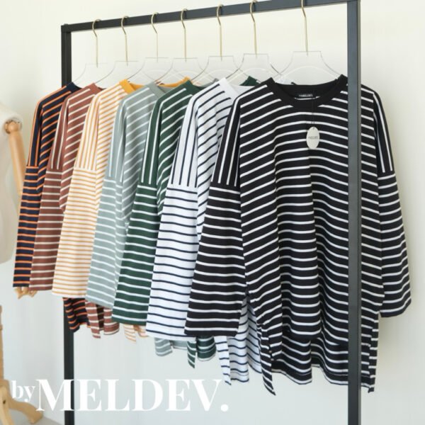 7eb9deae-5cd7-4206-873e-7dc422a5ea8a.jpg Bymeldev Stripes Top Kaos Lengan Panjang Salur Nonbusui dan Busui