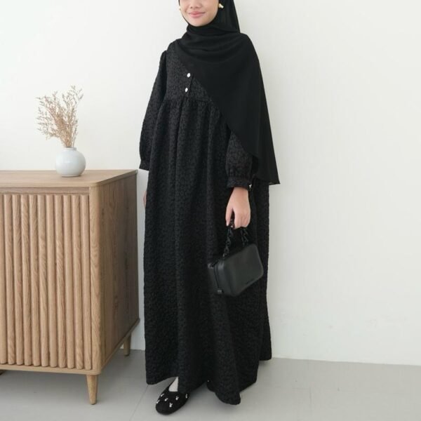IMG_3606 ByMeldev Daissy 3D Raya Dress Gamis Lebaran Raya