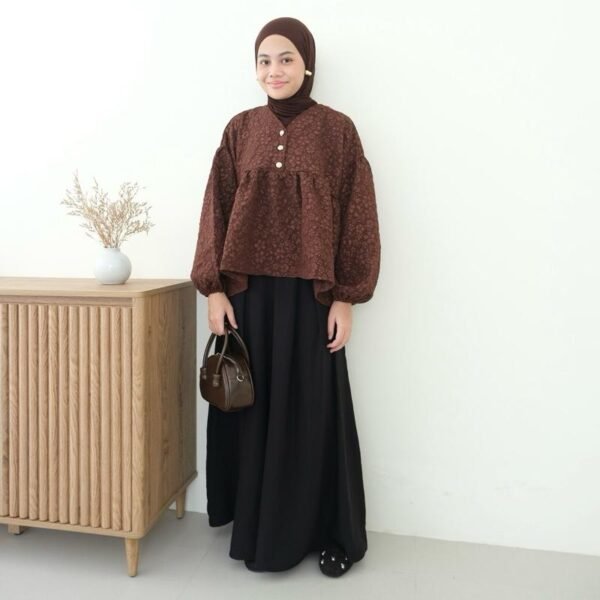 IMG_3620 ByMeldev Babydoll Bloom Top Lebaran Raya