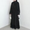 IMG_3809 ByMeldev Zara Crush Maxi Tunik Abaya Serut
