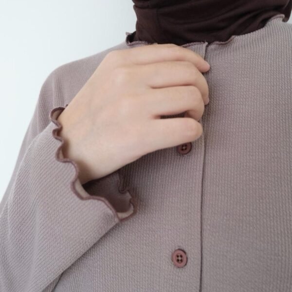 IMG_3845 ByMeldev Haira Knit Cardigan Basic Rib Knit Outer