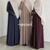 01a00534fa3b71bba7dd0bc4d3347118.jpeg ByMeldev Kala Stripes Button Maxi Dress Abaya Salur Muslim Umroh Busui Nonbusui Jumbo
