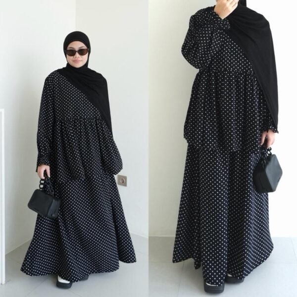 01a04831422476d1b345d97556029caa.jpeg ByMeldev Polka Series Blouse & Skirt Setelan Rok Set