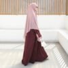 IMG_4362 ByMeldev Kala Stripes Button Maxi Dress Abaya Salur Muslim Umroh Busui Nonbusui Jumbo