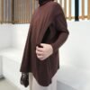 01a090445a7d7caebc6be5fd4c958079.jpeg ByMeldev Knit Batwing Oversized Top Atasan Batwing Busui Nonbusui