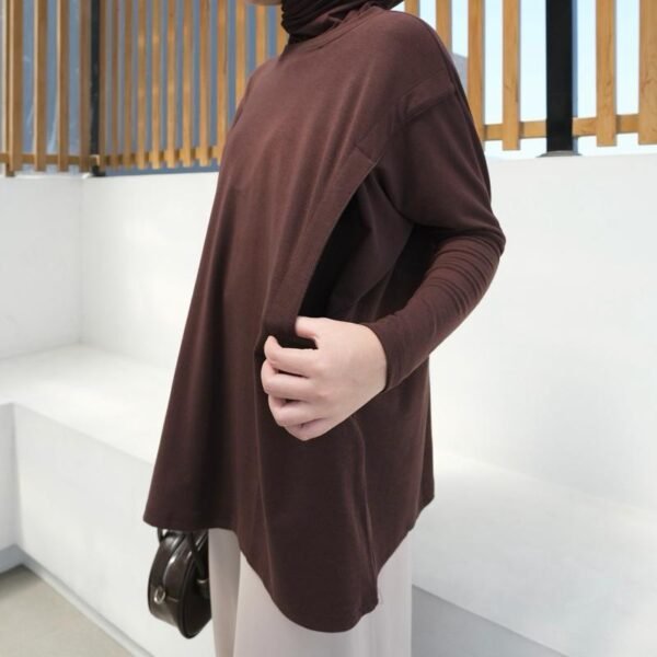 01a090445a7d7caebc6be5fd4c958079.jpeg ByMeldev Knit Batwing Oversized Top Atasan Batwing Busui Nonbusui