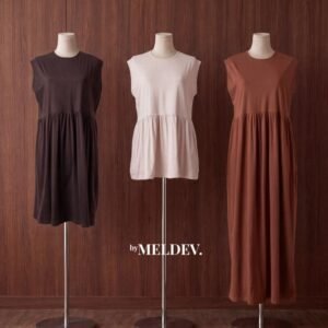 01a0ae961efd787cb62a86139cc53505.jpeg ByMeldev Ruffle Inner Series Top Tunik Dress Dalaman Outer Cardigan Busui Nonbusui