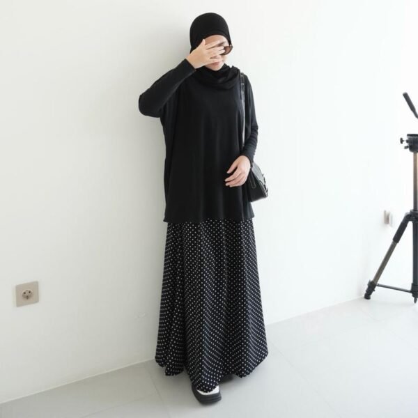 IMG_4730 ByMeldev Knit Batwing Oversized Top Atasan Batwing Busui Nonbusui