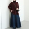 IMG_4731 ByMeldev Knit Batwing Oversized Top Atasan Batwing Busui Nonbusui